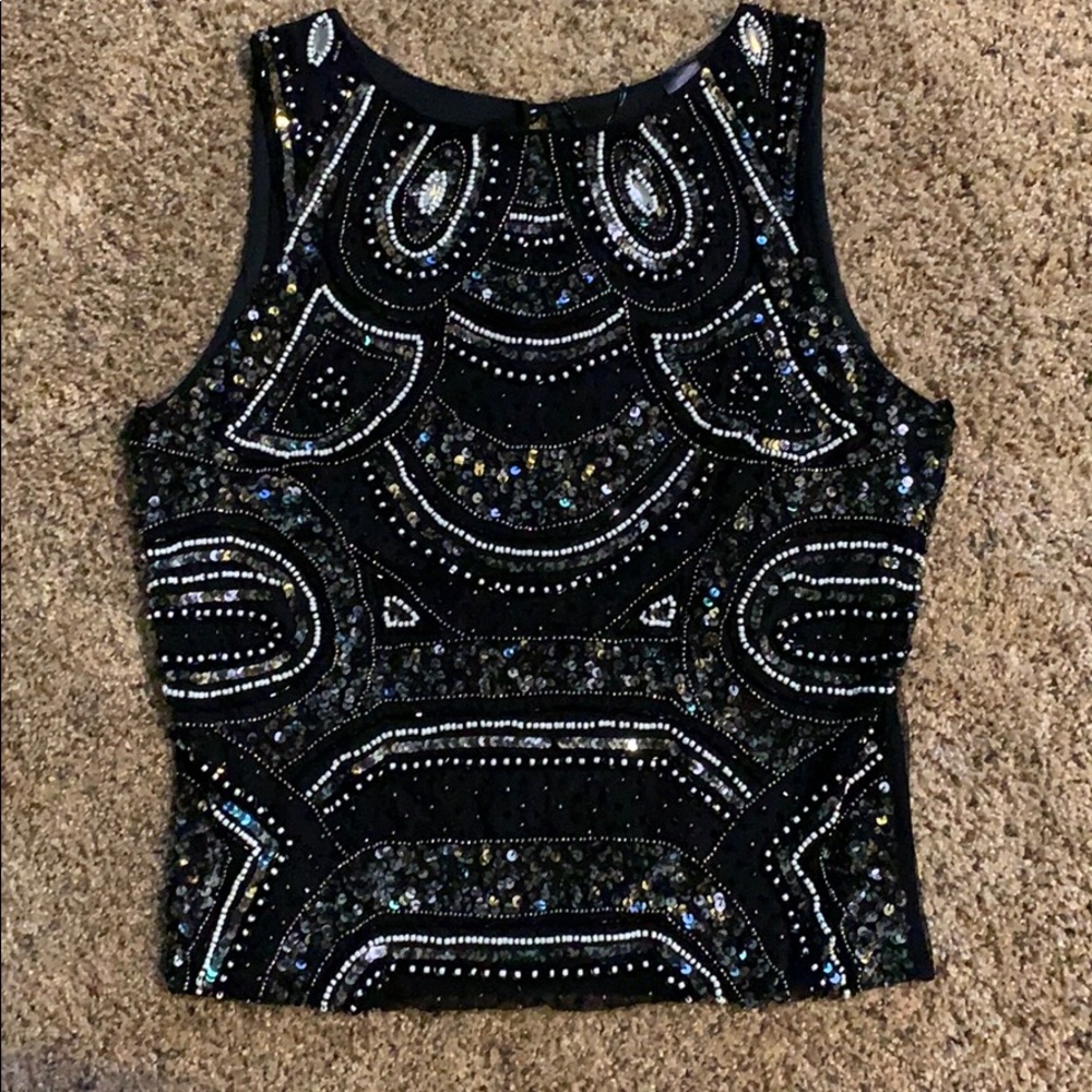 BKE Boutique Sequin Tank